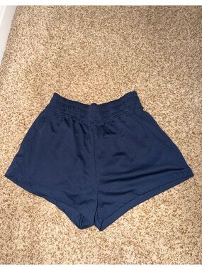Women’s West Virginia University Navy Athletic Mesh Shorts